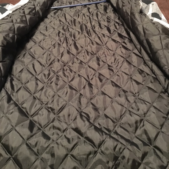 KR3W BLACK AND GRAY FLANNEL JACKET - Picture 4 of 8