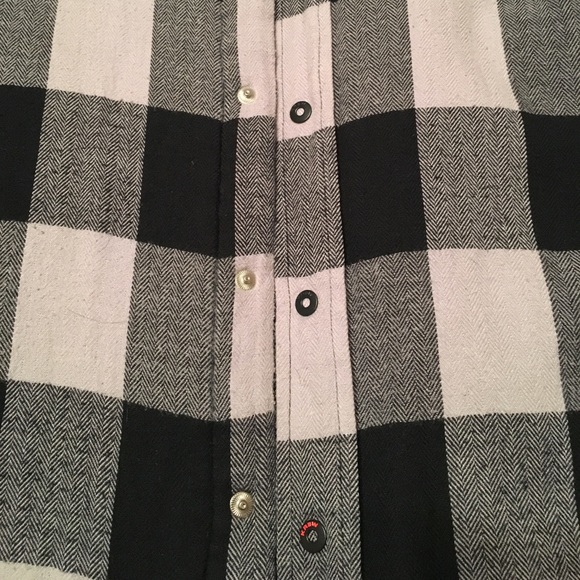 KR3W BLACK AND GRAY FLANNEL JACKET - Picture 8 of 8