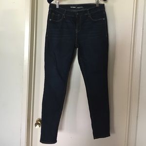 Dark denim skinny jeans