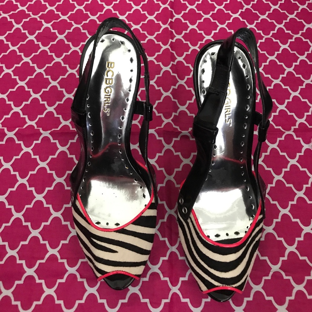 BCB Girls Peep Toe -Size 7B