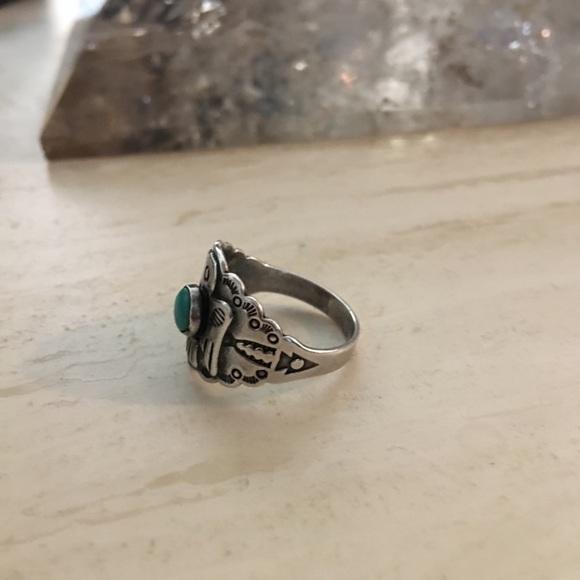 🦋Vintage Native American Thunderbird Ring - Picture 7 of 7