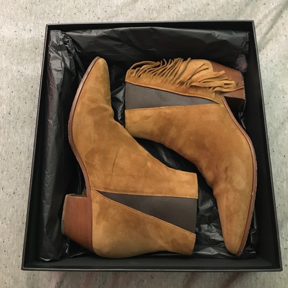 Saint Laurent Wyatt Fringe Boot - Picture 1 of 4