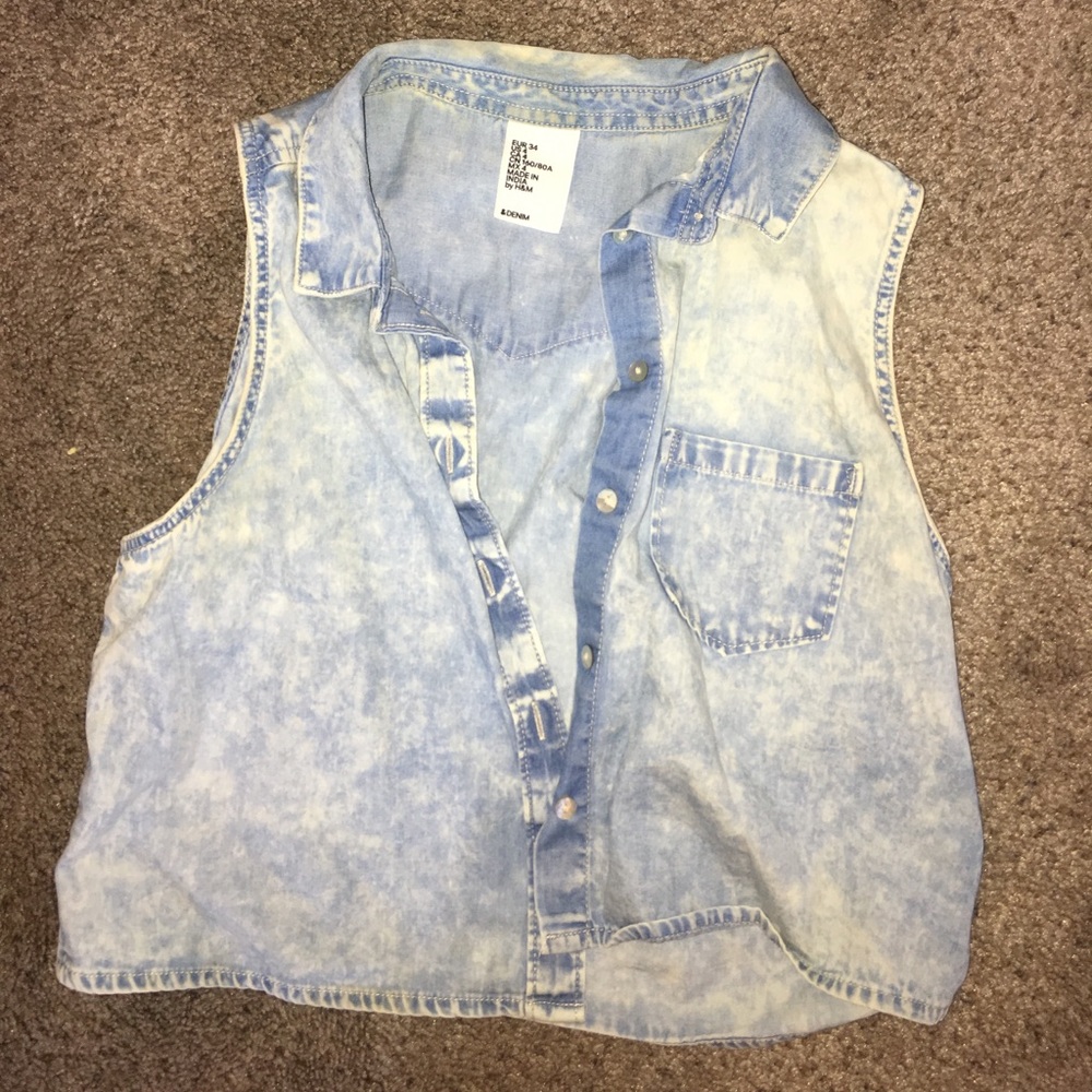 Denim vest