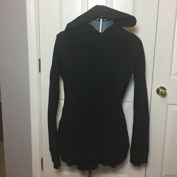 Tops - Soft black nursing/breastfeeding hoodie, plus size