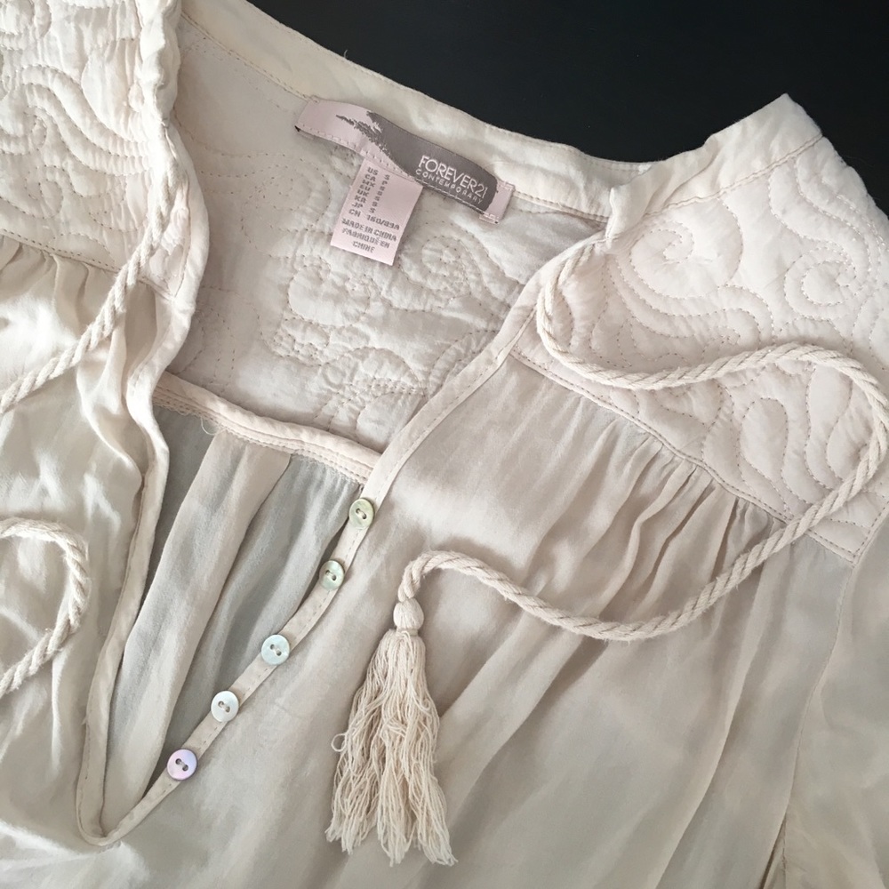Forever 21 boho blouse, never worn!