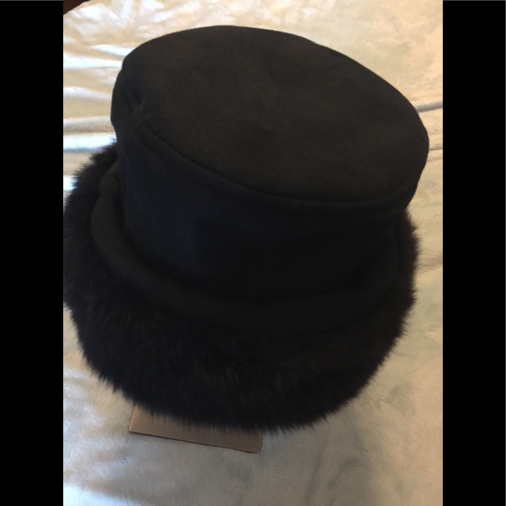 Betmar Faux Mink Brim Warm Winter Microsuede Hat