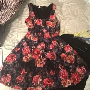 Floral cocktail dress