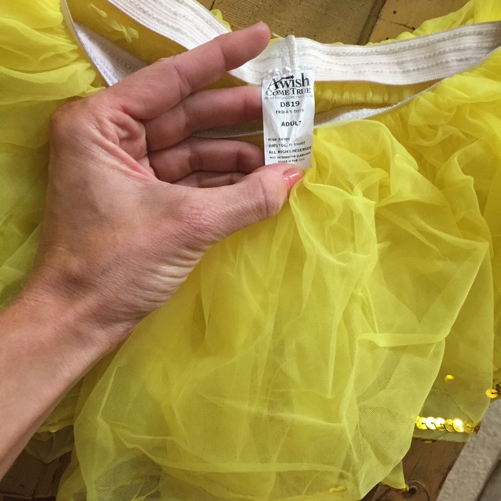 BUMBLE BEE COSTUME ACCESSORIES WING TUTU S M OS - Picture 7 of 9
