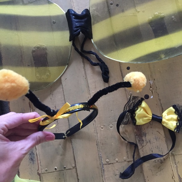 BUMBLE BEE COSTUME ACCESSORIES WING TUTU S M OS - Picture 2 of 9