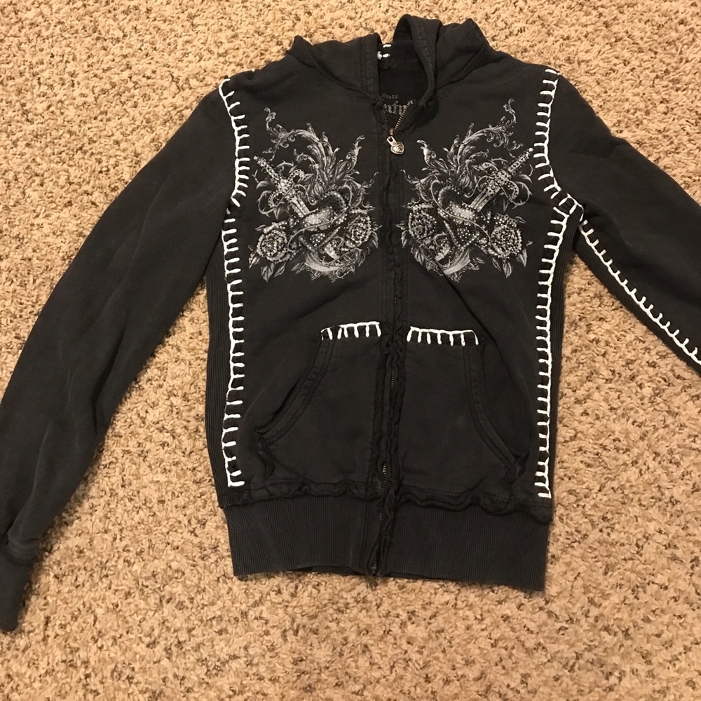 Sinful zip up hoodie