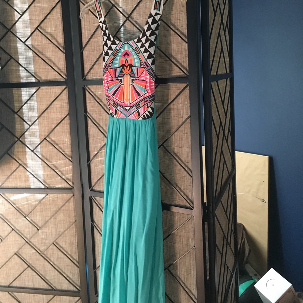 Mara Hoffman cosmic fountain maxi dress