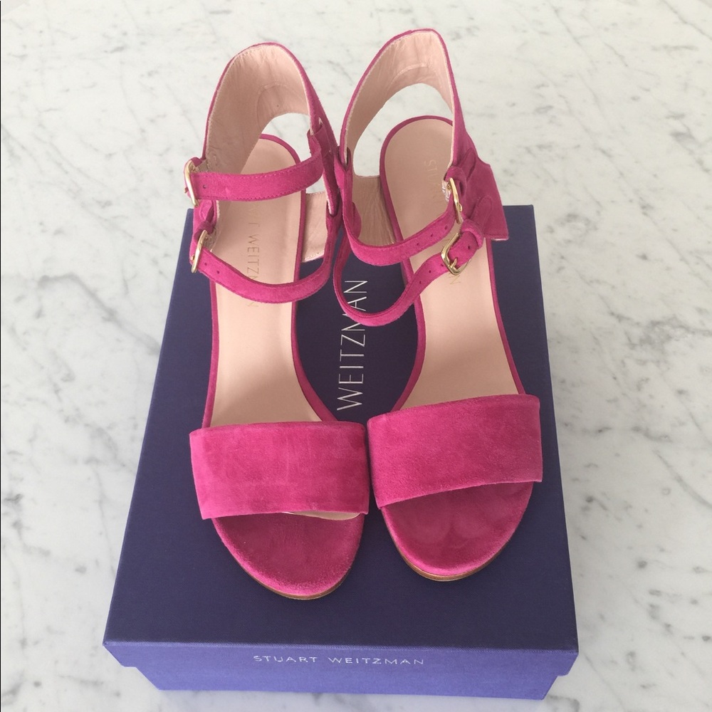 Stuart Weitzman block heels