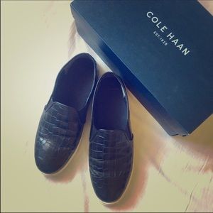 Cole Haan Black Croc