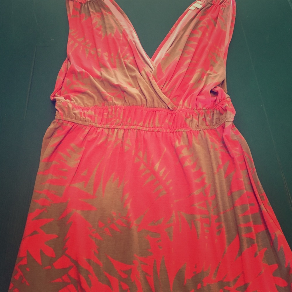 Charming Charlie Maxi - Pink & Khaki Floral - XL