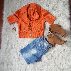 Xoxo cropped jacket