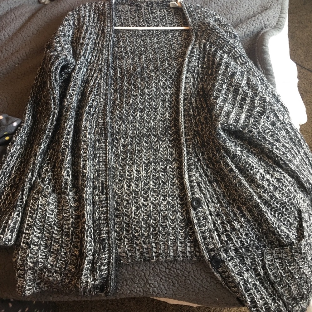 Black and gray tillys cardigan