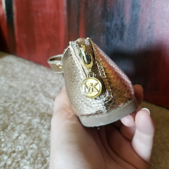 Children's gold Michael Kors Sandals - Melissa - Picture 3 of 4