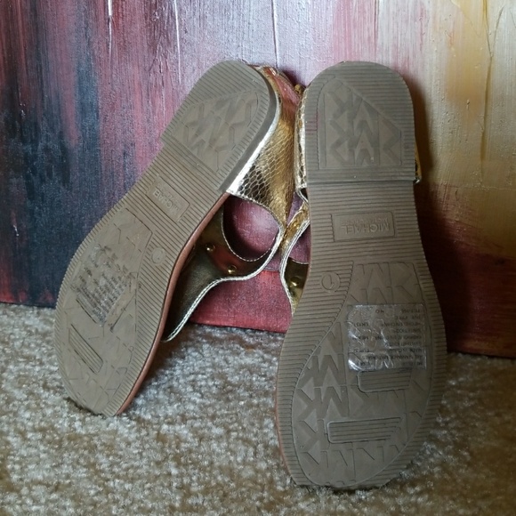 Children's gold Michael Kors Sandals - Melissa - Picture 4 of 4