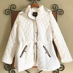 💥1 HR - NWOT- Beautiful White Quilted Coat 2X