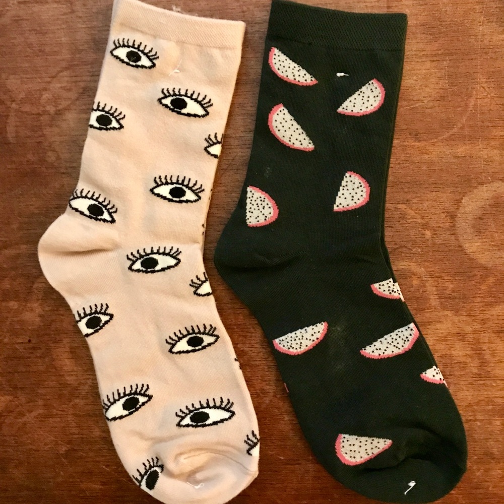 Two pairs of quirky socks for the price of one!