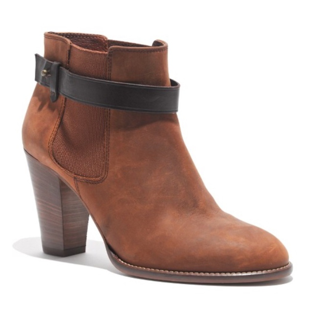 Madewell Lonny Boot in Distressed Leather