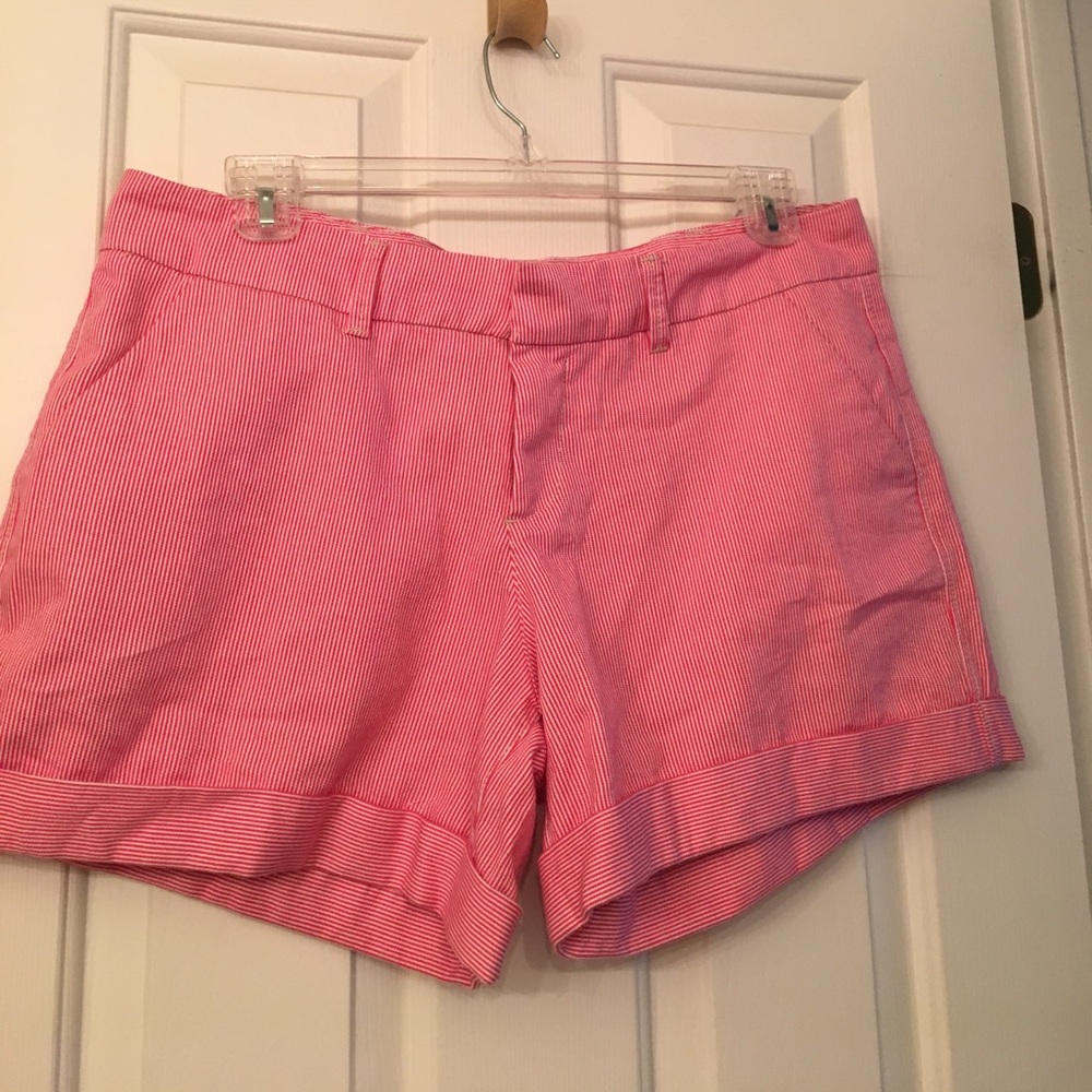 Striped Pink and White shorts