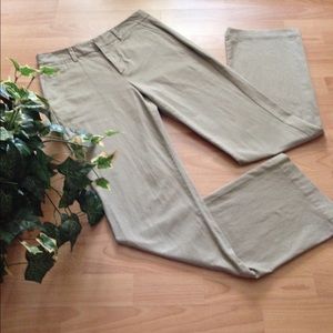 Merona Stretch Khaki Bootcut Pants in size 6 Long