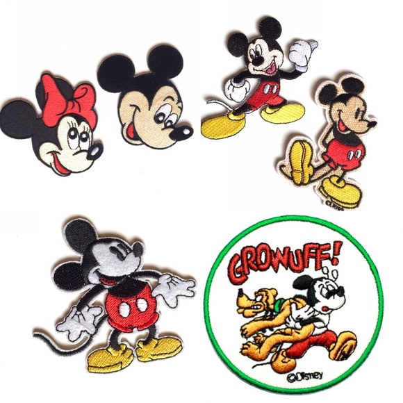 YOU CHOOSE Mickey Minnie Mouse SEW ON patch EMBELLISHMENT DIY