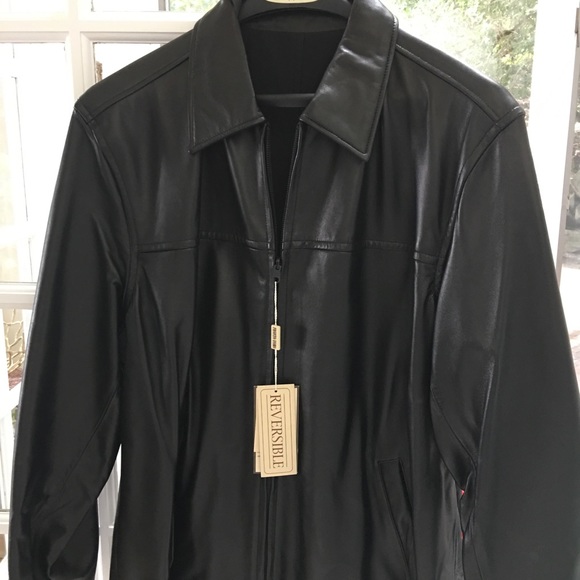 pronto uomo leather jacket