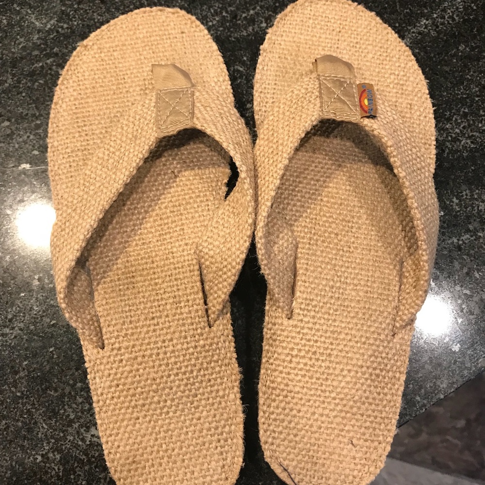 WUC Rainbow Flip Flops Size Medium