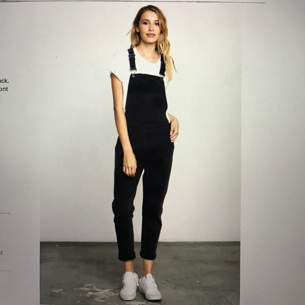 Black RVCA overalls
