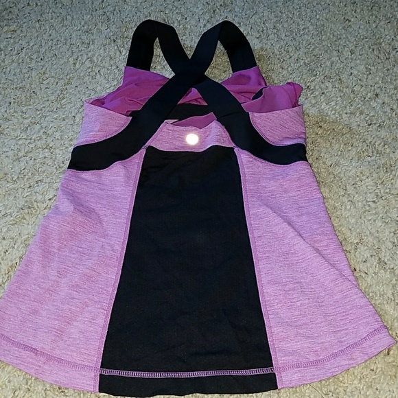 Lululemon tank sz 4 purple/bl - Picture 3 of 4