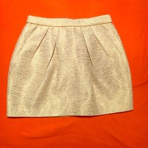 Gold/beige forever 21 skirt