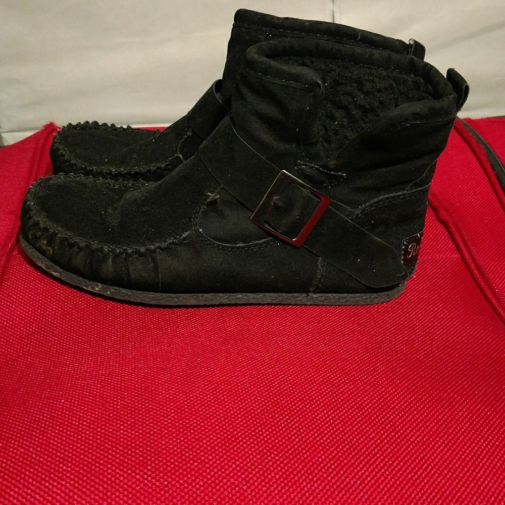 Suede ankle boots