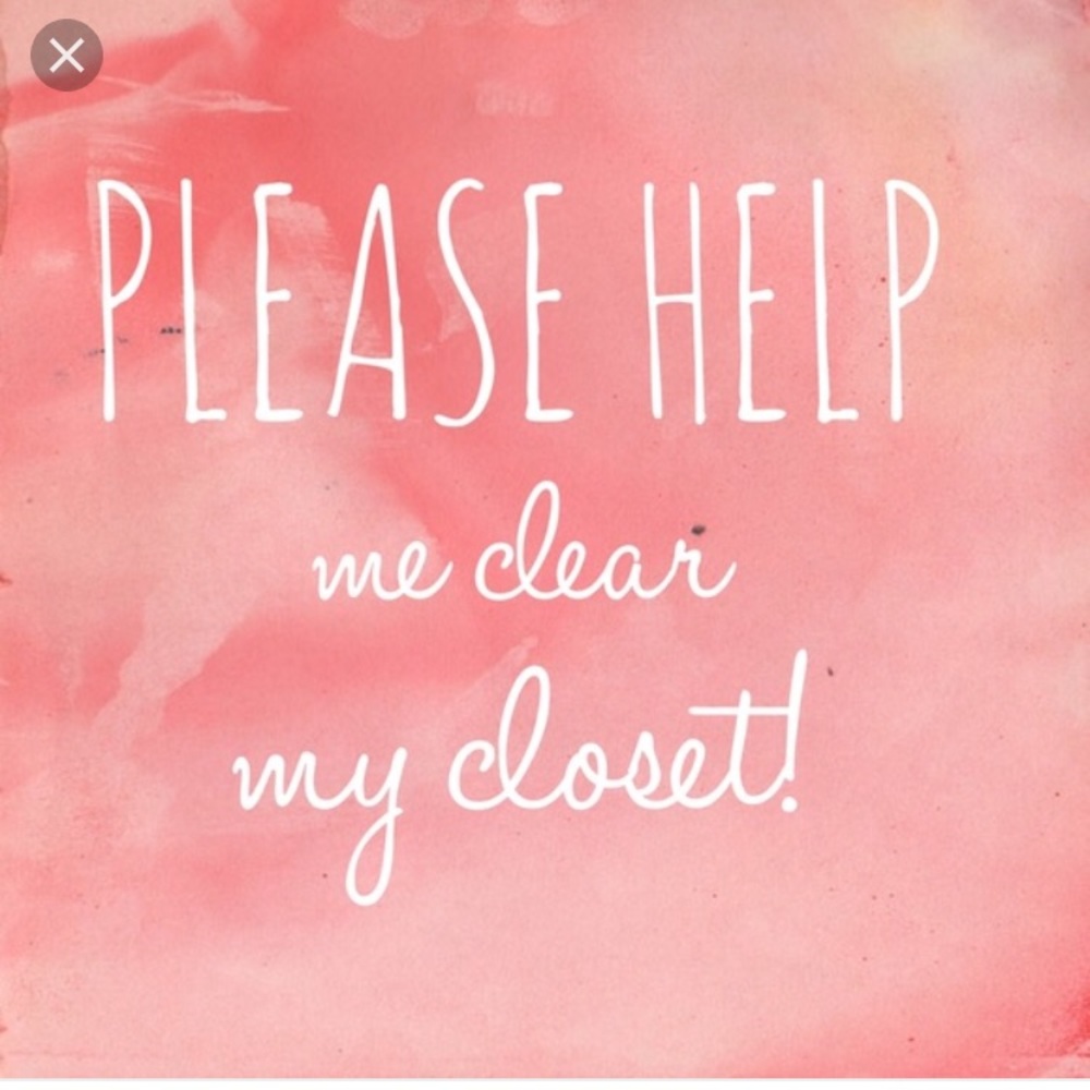 Donating closet at end of week!
