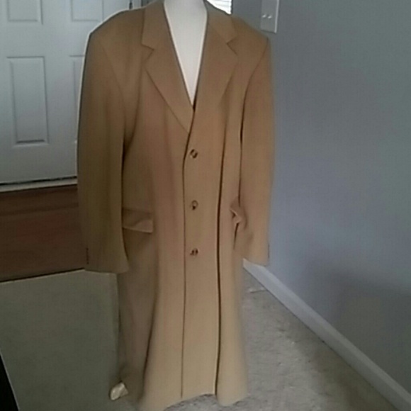 Kuppenheimer Other - MEN'S VINTAGE CAMEL OVERCOAT CASHMERE -WOOL