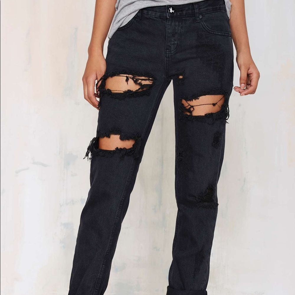 One teaspoon awesome baggies distressed jeans!