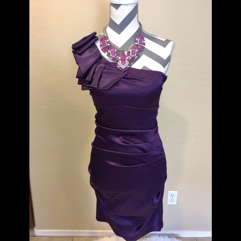Pretty Night Purple Dress. "B.SMART" Brand.