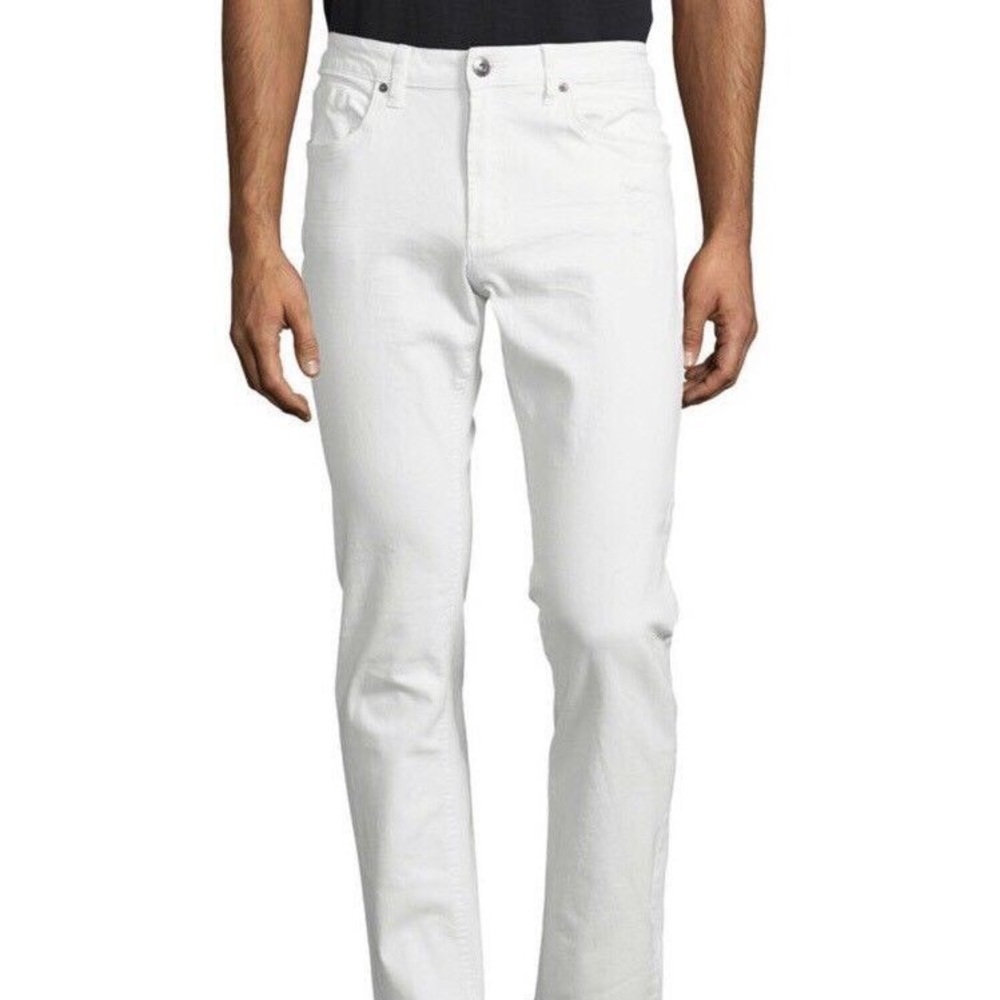 BUFFALO DAVID BITTON ASH-X White Basic Skinny Jean