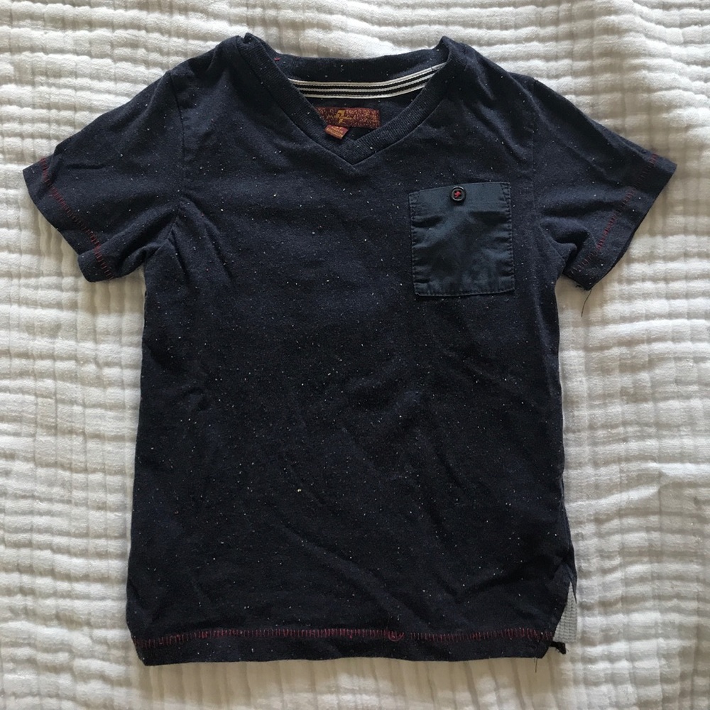 Seven v-neck navy  t-shirt (runs small)
