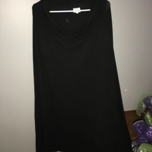 Excellent condition solid black maxi