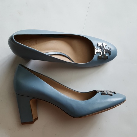 tory burch blue heels