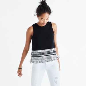 Madewell villagrove sweater tank