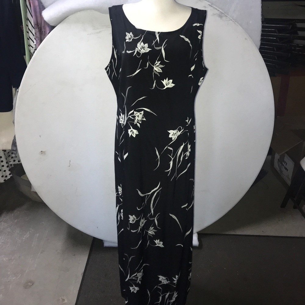 Silk long dress by ballinger-Gold