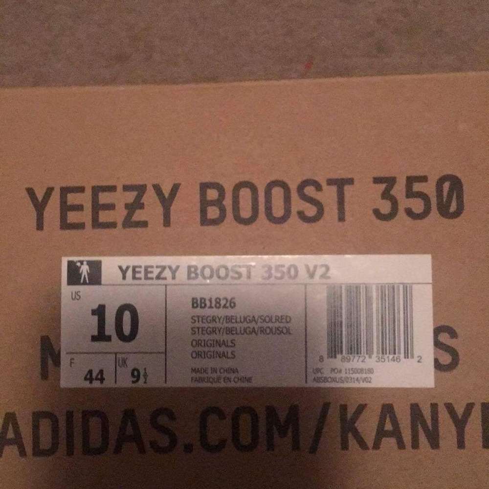 Beluga yeezys
