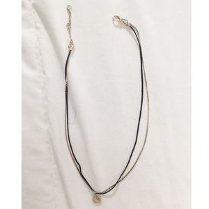 Gold and black Urban Outfitters necklace