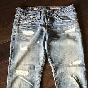 Distressed denim by AG