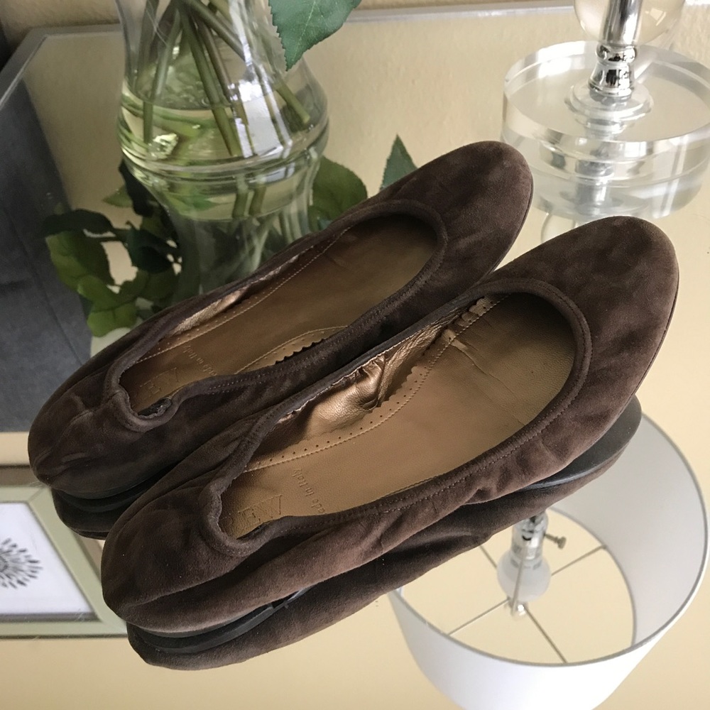 J. Crew Brown Suede Flats