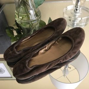 J. Crew Brown Suede Flats