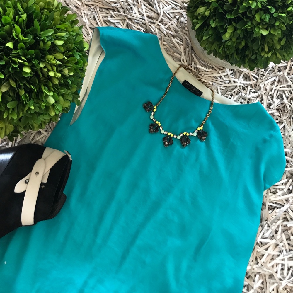 GONE SOON 🐘Rag and Bone turquoise shirt size 2